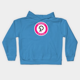 Polkadot Crypto To The Moon Kids Hoodie